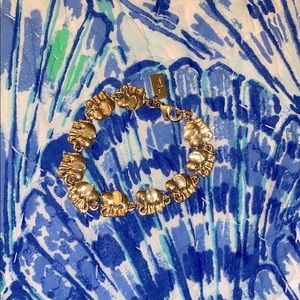 Lilly Pulitzer lucky elephant bracelet NWOT
